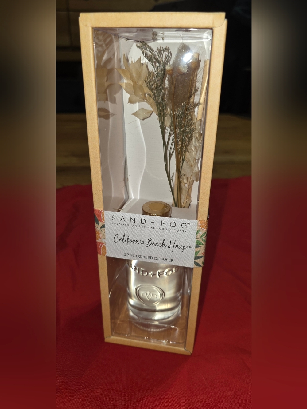 Sand + Fog California Beach House Reed Diffuser - Natural/Tan 3.7 FL oz.